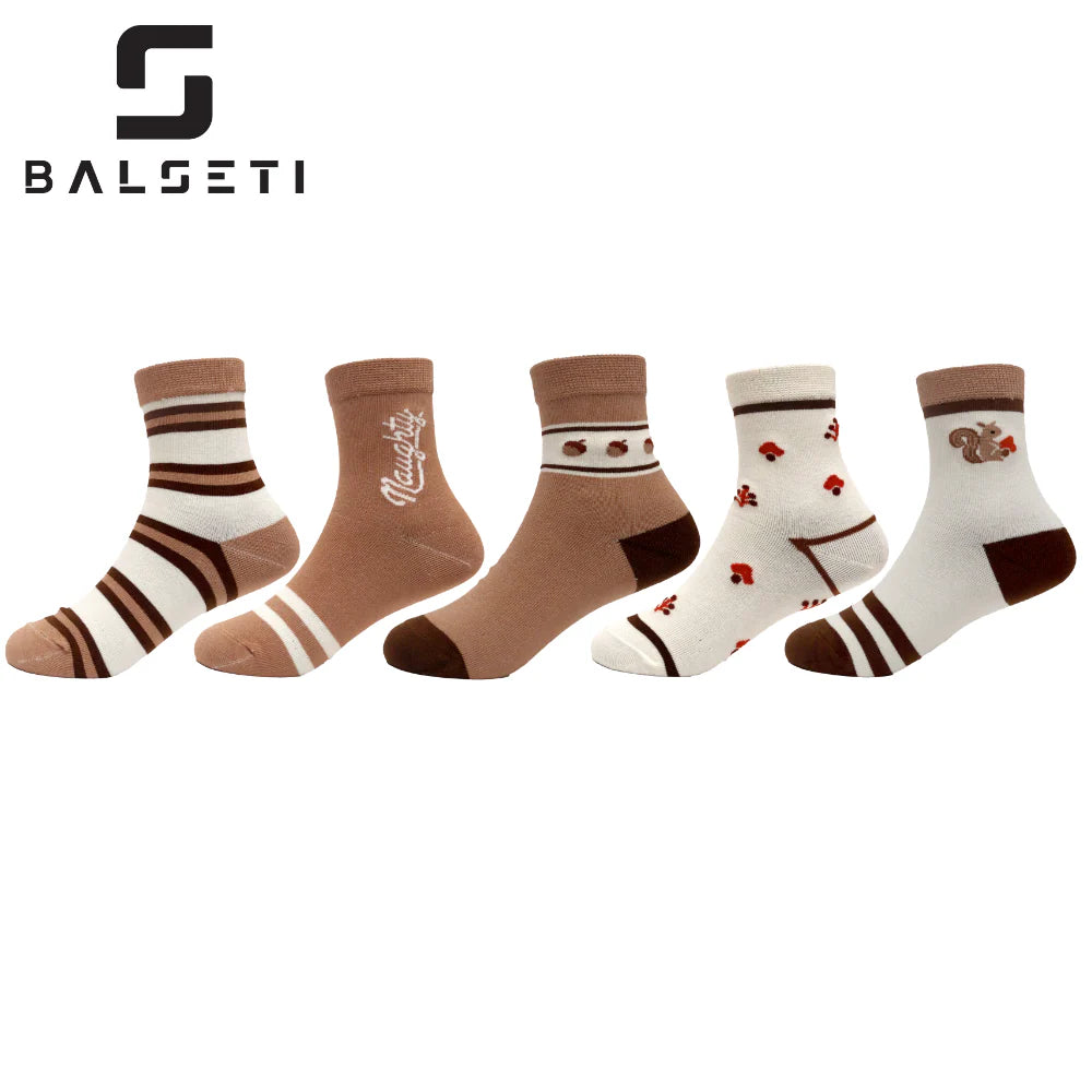 Calcetines con estampados divertidos y rayas