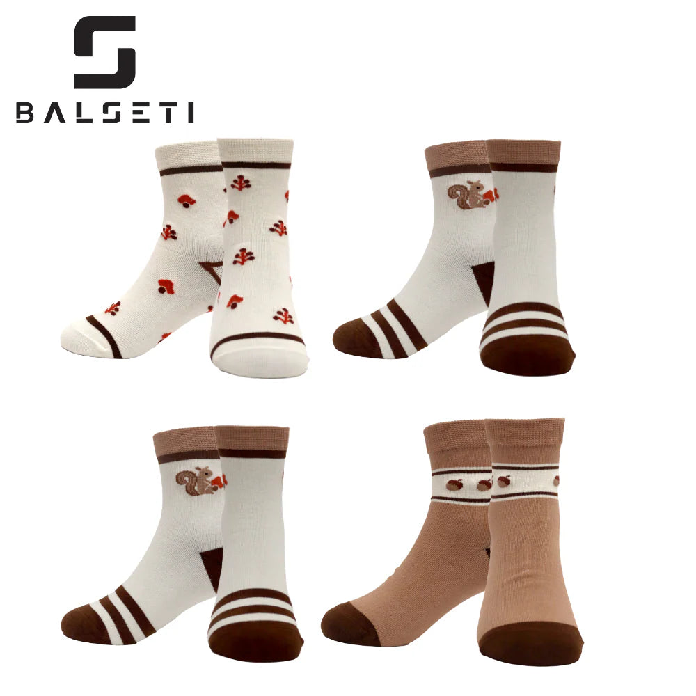 Calcetines con estampados divertidos y rayas