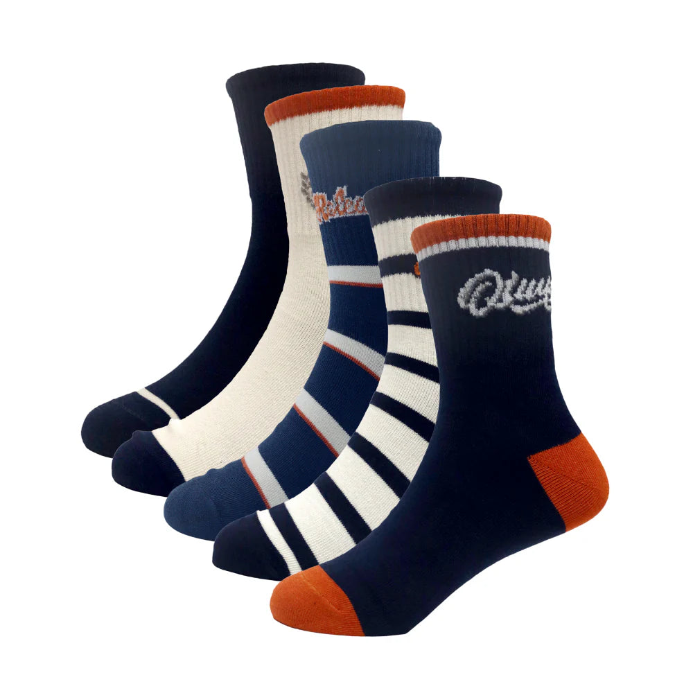 Calcetines para niños con estampados y rayas