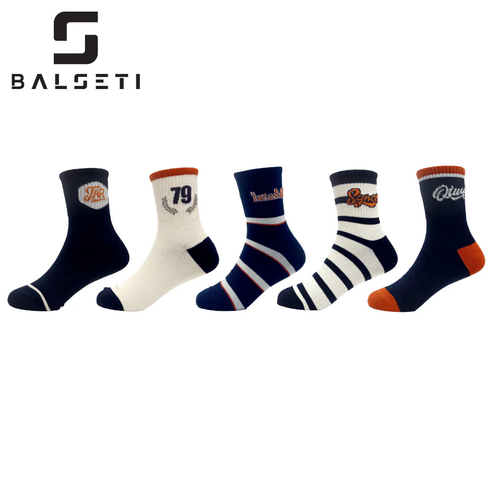 Calcetines para niños con estampados y rayas