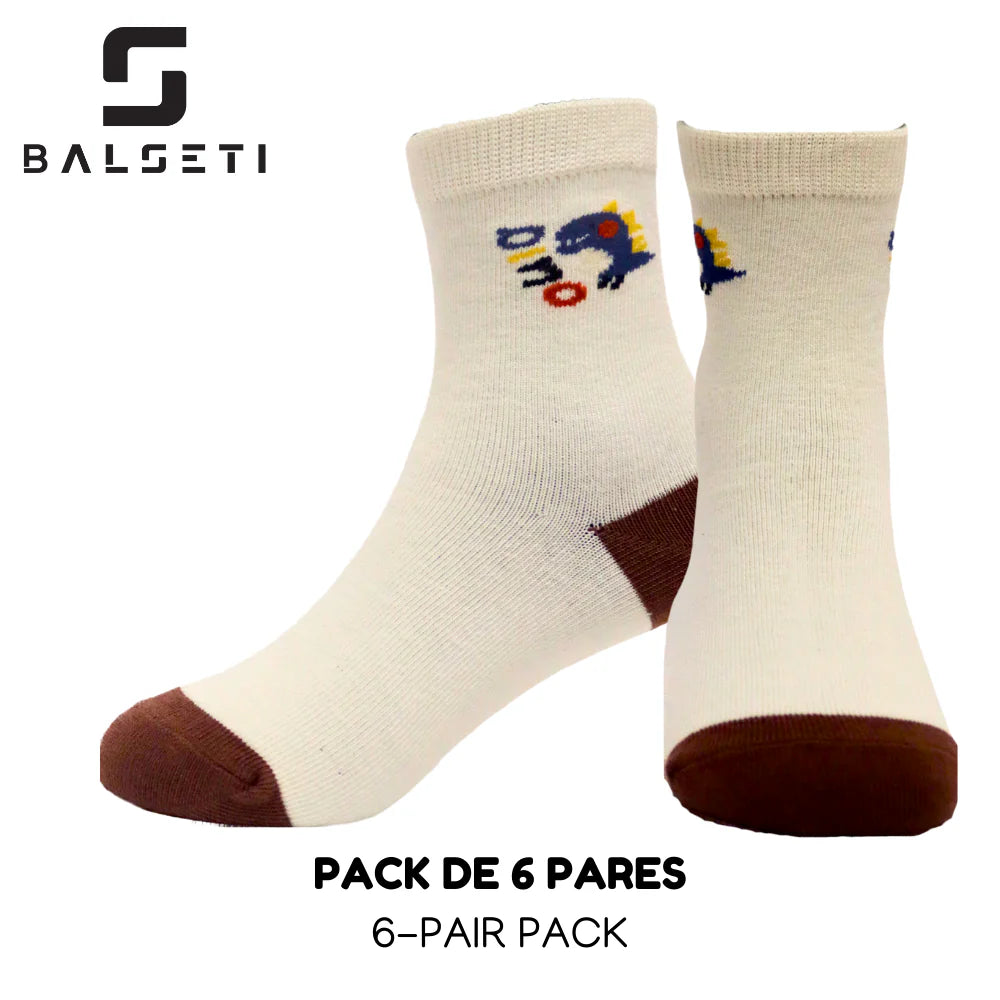 Calcetines para niños con estampados divertidos de colores