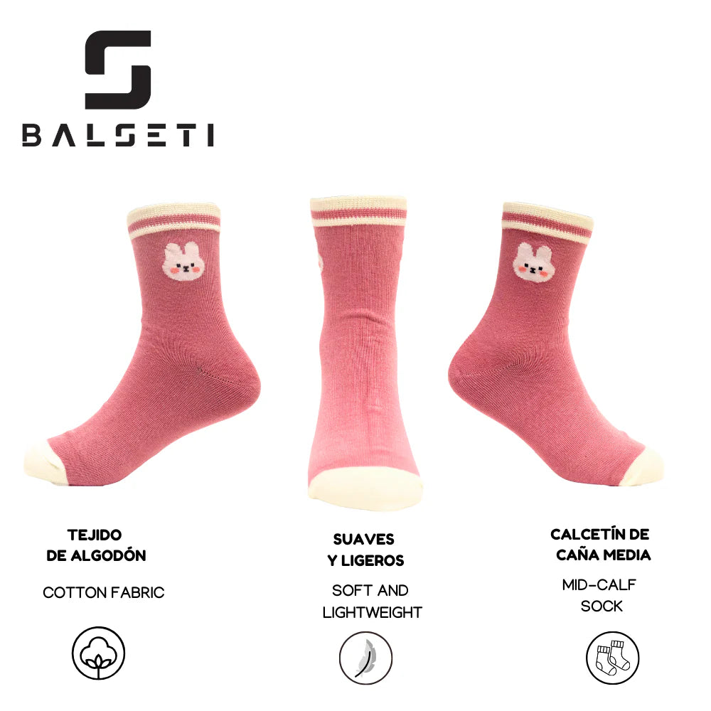 Calcetines para niños divertidos y con rayas de colores