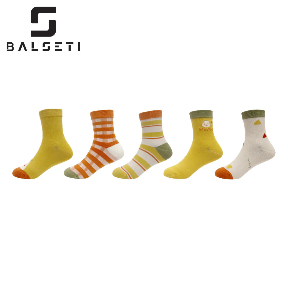 Calcetines para niños divertidos y con rayas de colores