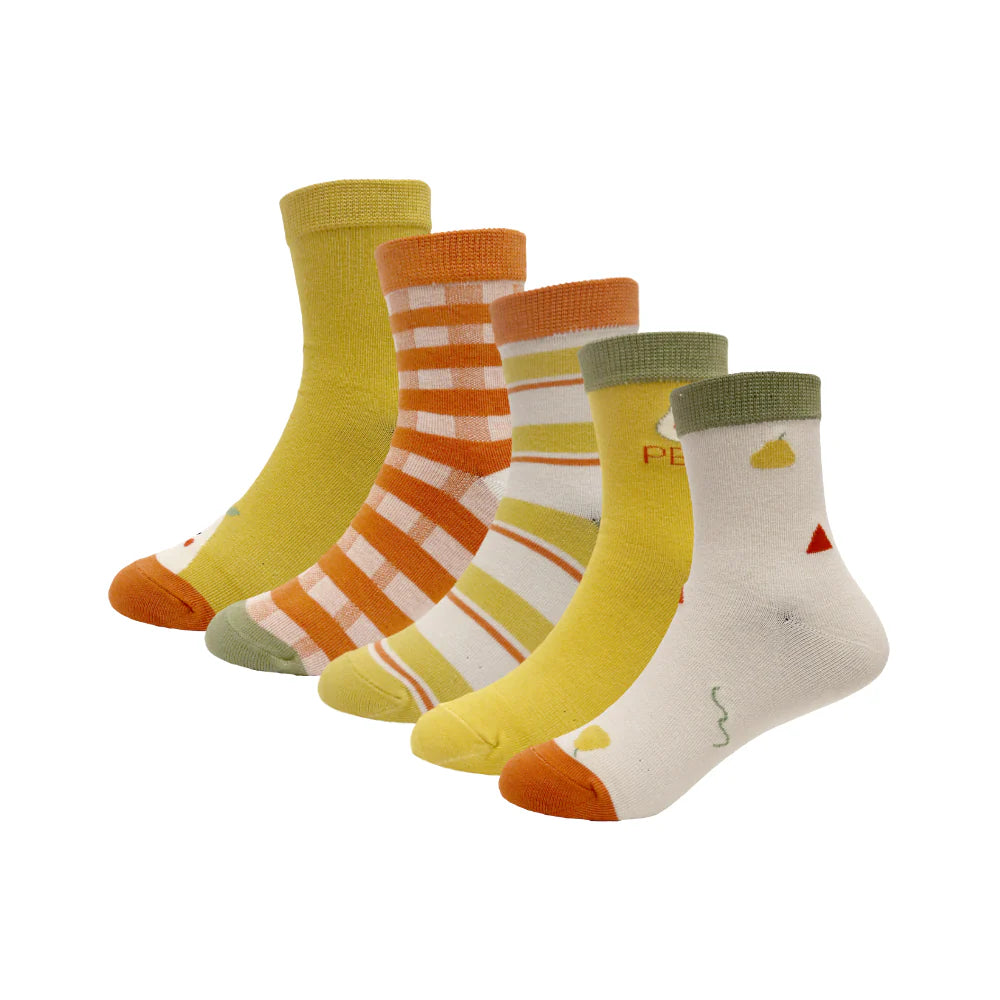 Calcetines para niños divertidos y con rayas de colores