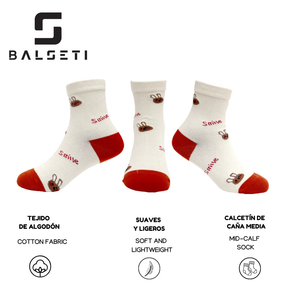 Calcetines para niños y niñas con estampados divertidos y originales.