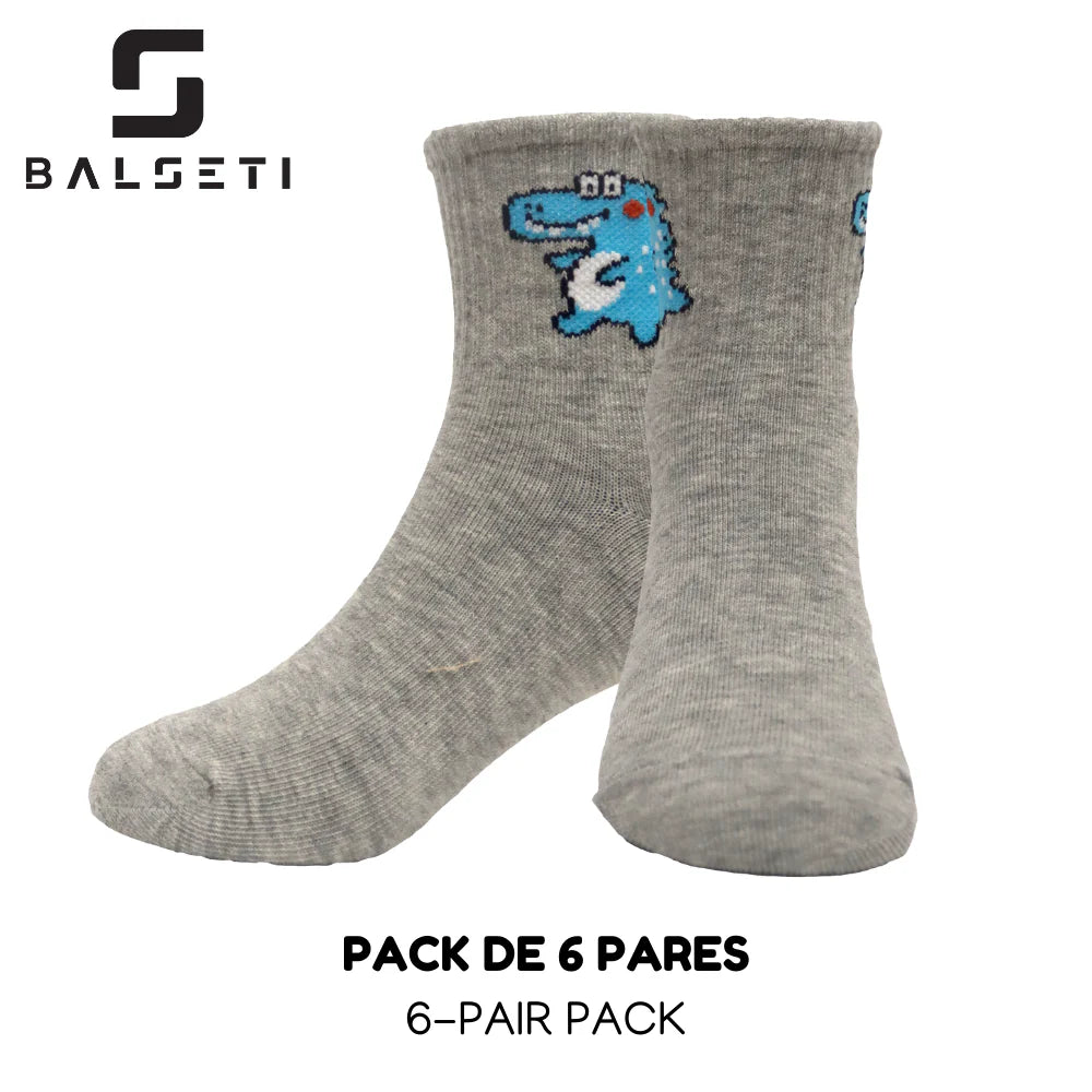 Calcetines para niños y niñas con estampados dinosaurios