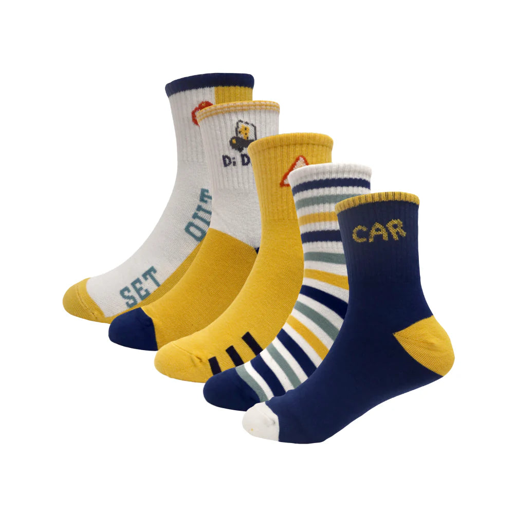 Calcetines para niños y niñas con estampados divertidos y originales.