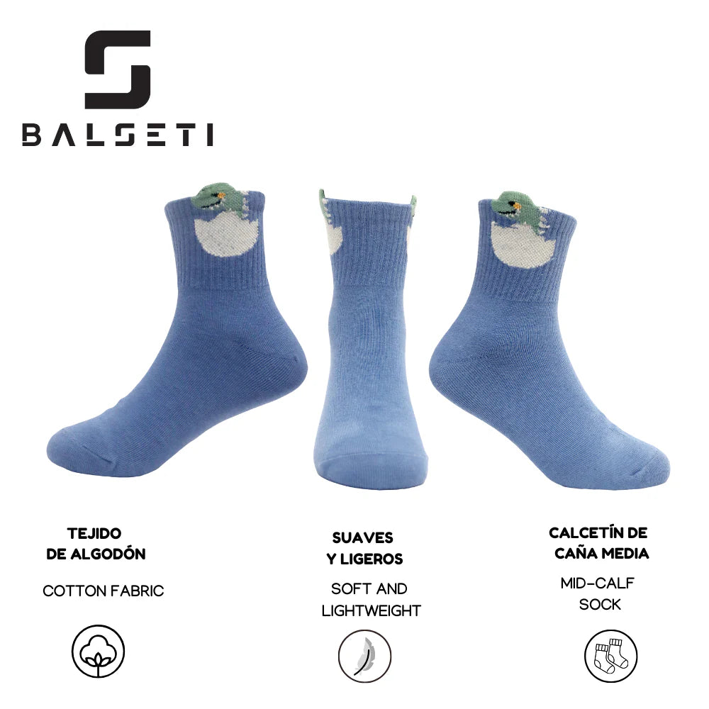 Calcetines para niños y niñas con estampados divertidos y originales.