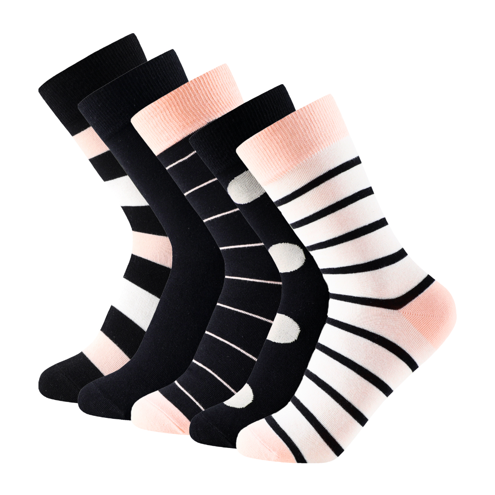 calcetines de algodón de caña alta
