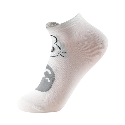 Calcetines estampados invisibles unisex con orejitas modelo "Totoro" talla única para las tallas de la 35 a la 41