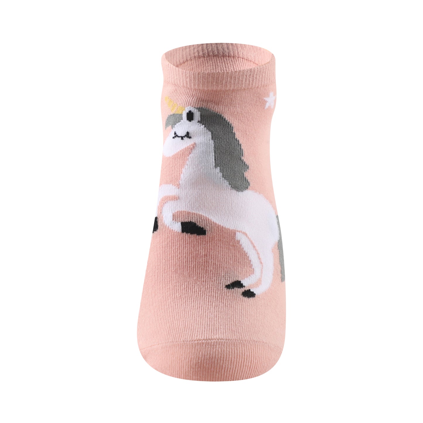 Calcetines estampados invisibles unisex con orejitas modelo "AnimalesII" talla única para las tallas de la 35 a la 41