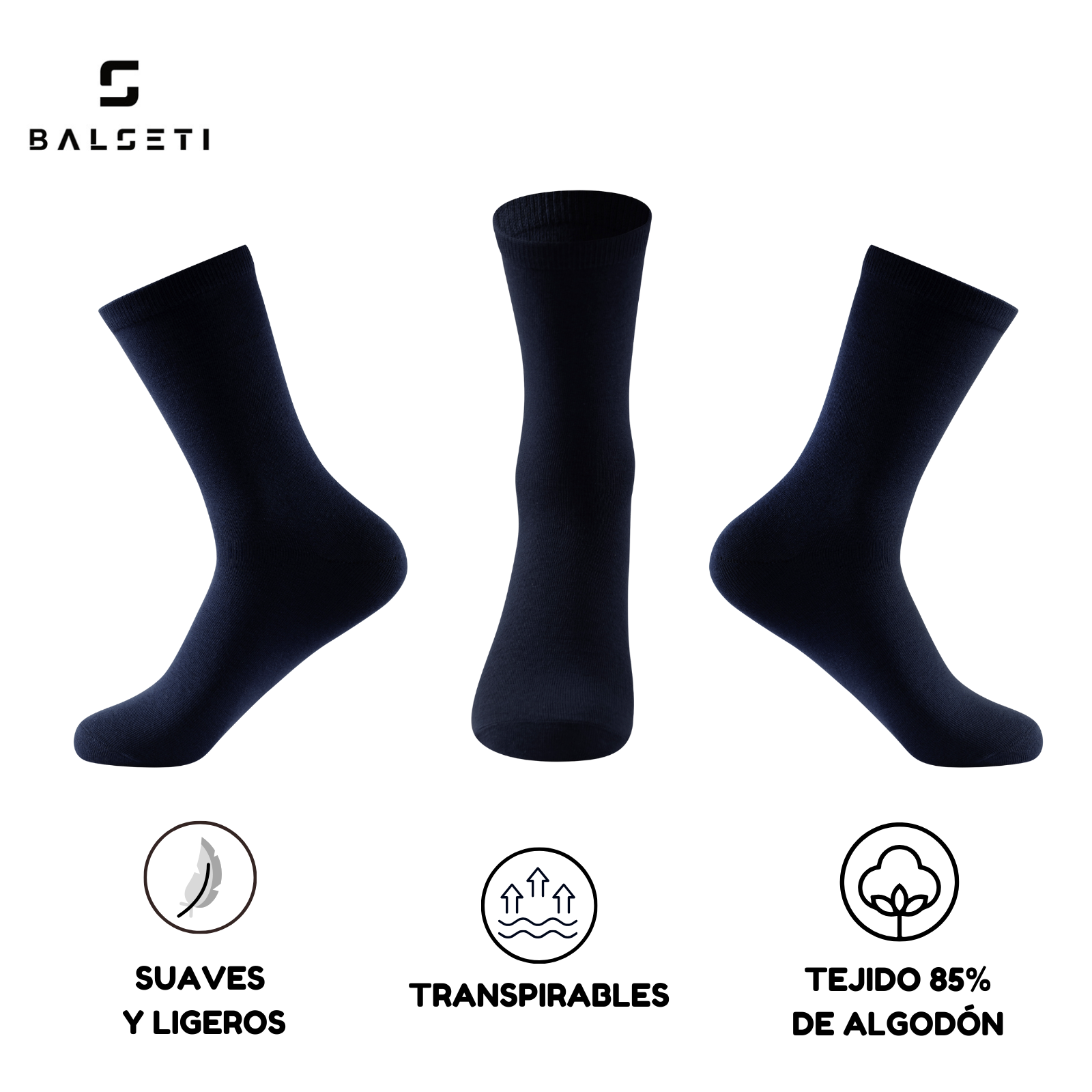 Calcetines Bajos Lisos Clásicos Unisex