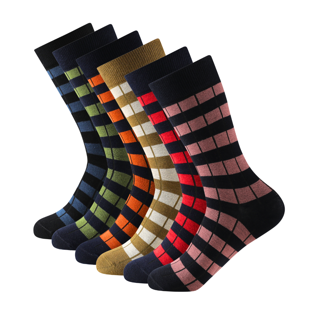 calcetines sofisticados rayas