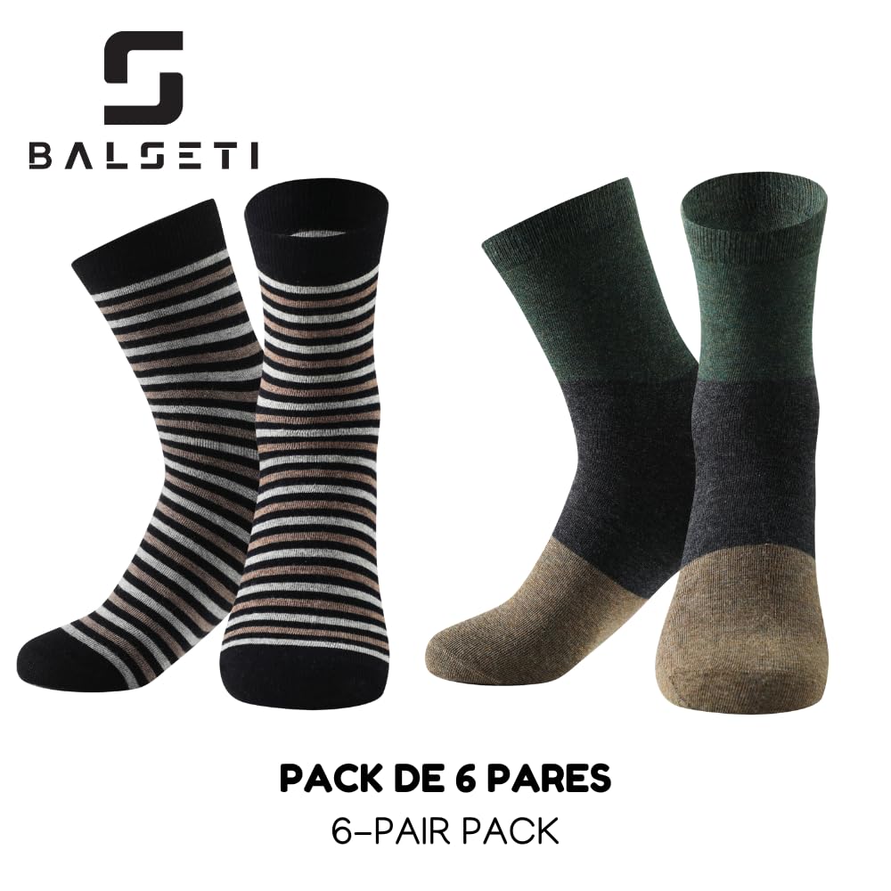 Calcetines media caña formales y básicos de rayas