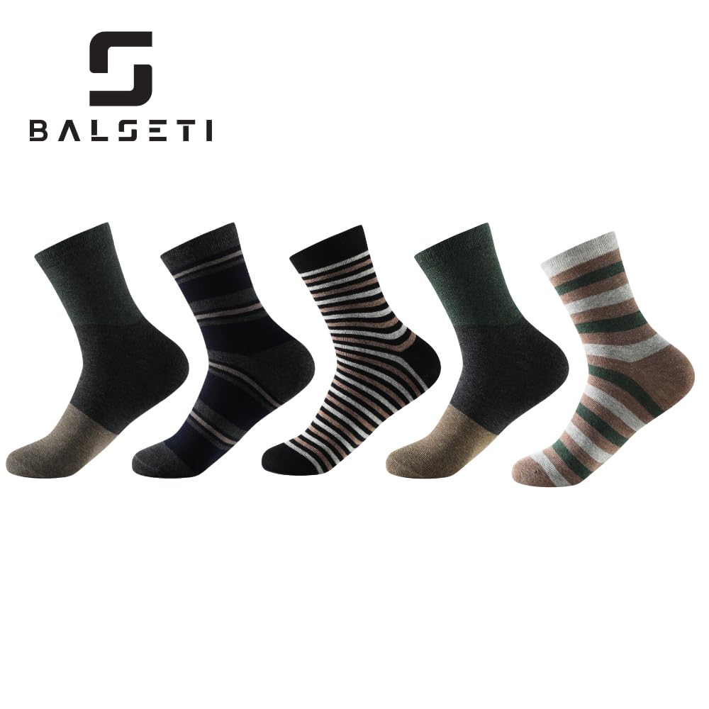 Calcetines media caña formales y básicos de rayas