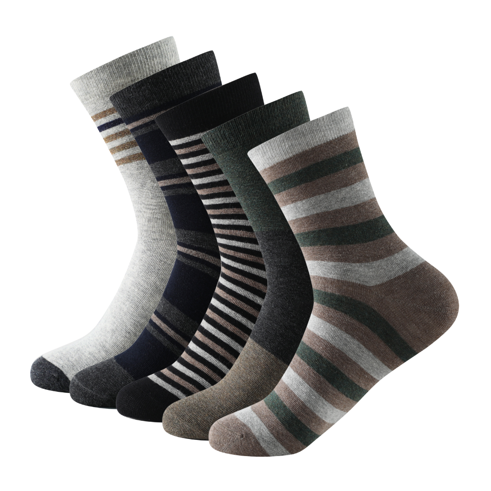 calcetines sujeción rayas