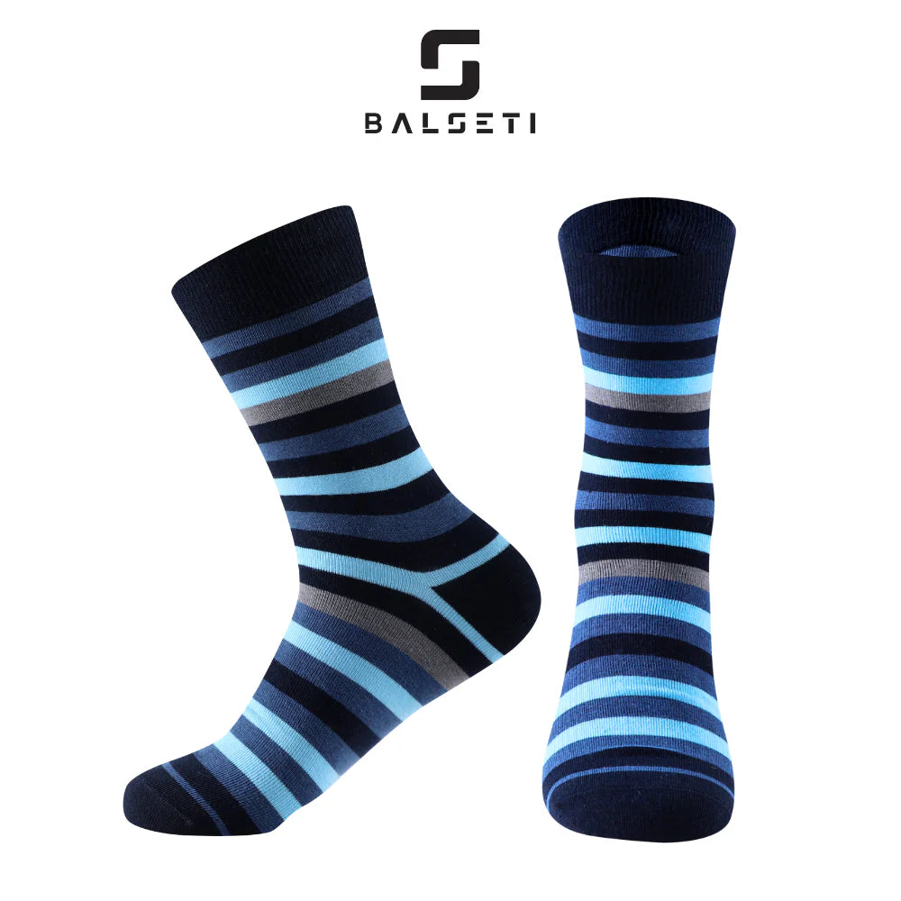 Calcetines media caña formales y básicos de Rayas