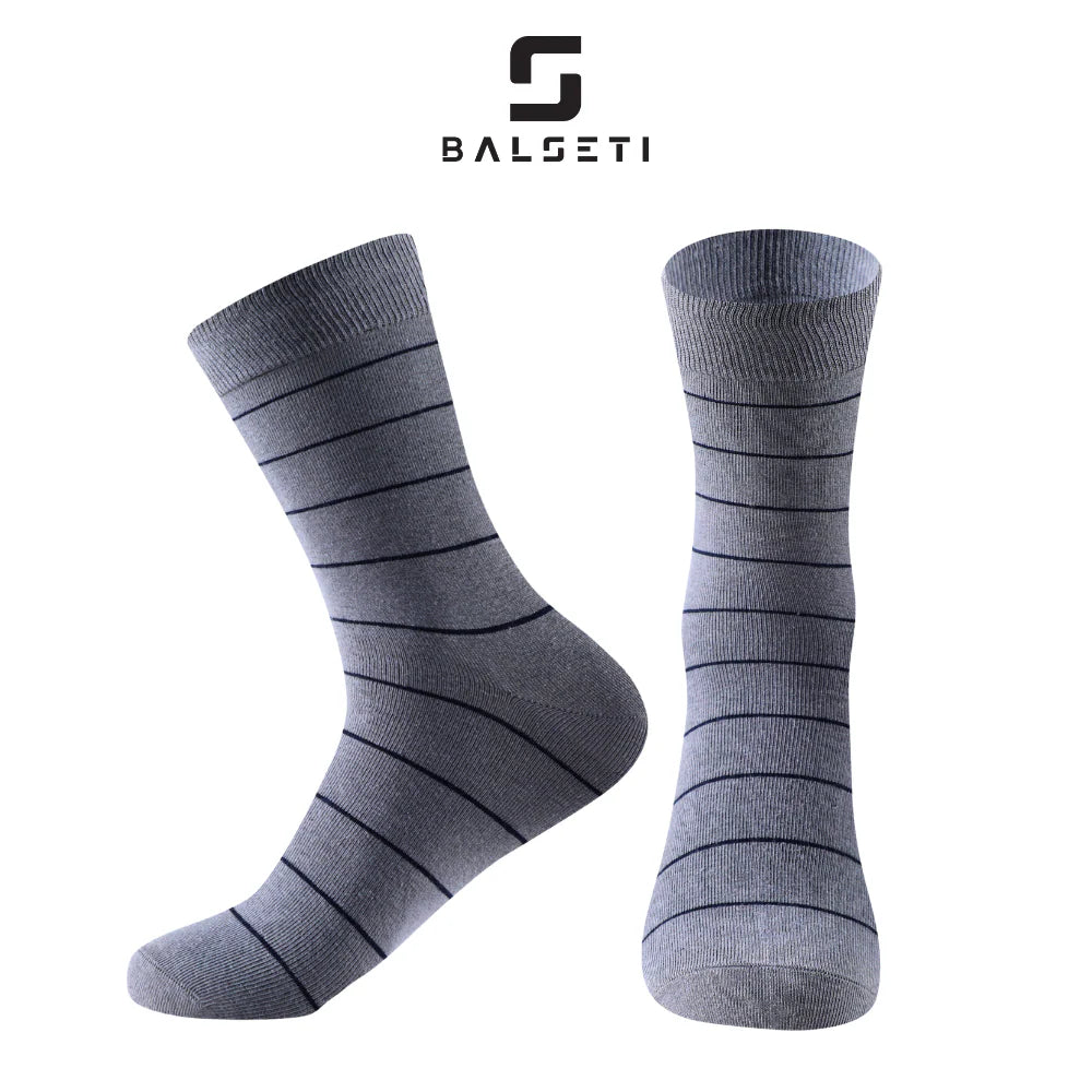 Calcetines media caña formales y básicos de Rayas