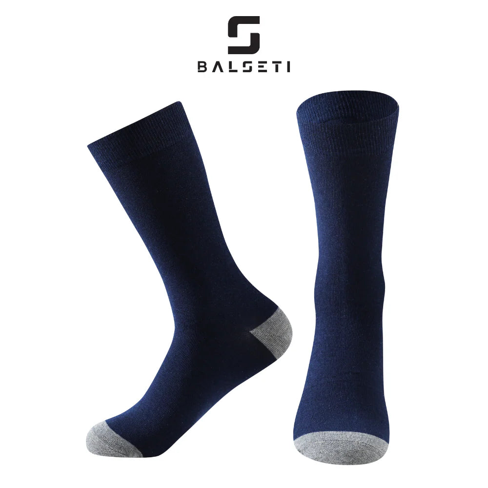 Calcetines media caña formales y básicos de rayas y rombos