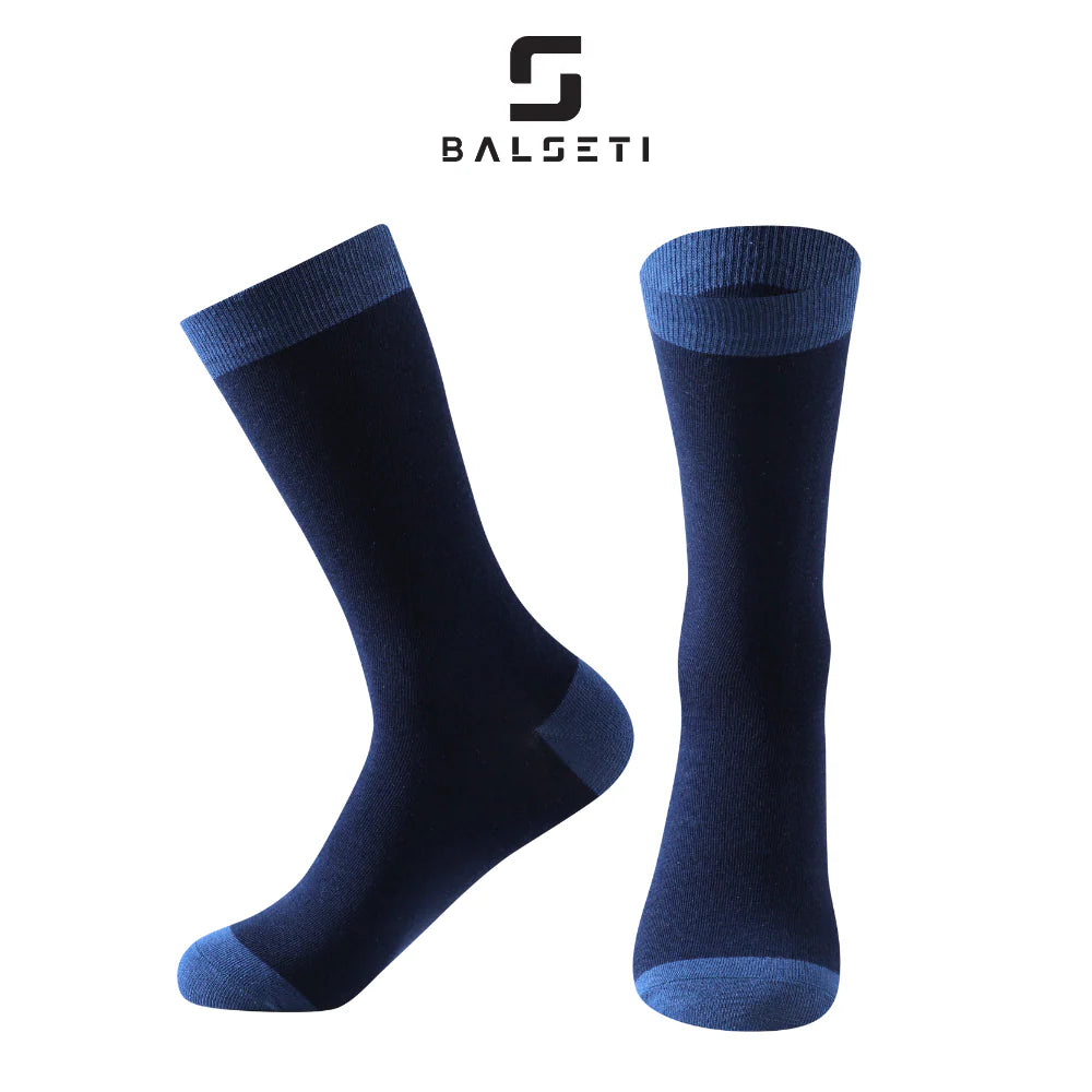 Calcetines media caña formales y básicos de rayas y rombos