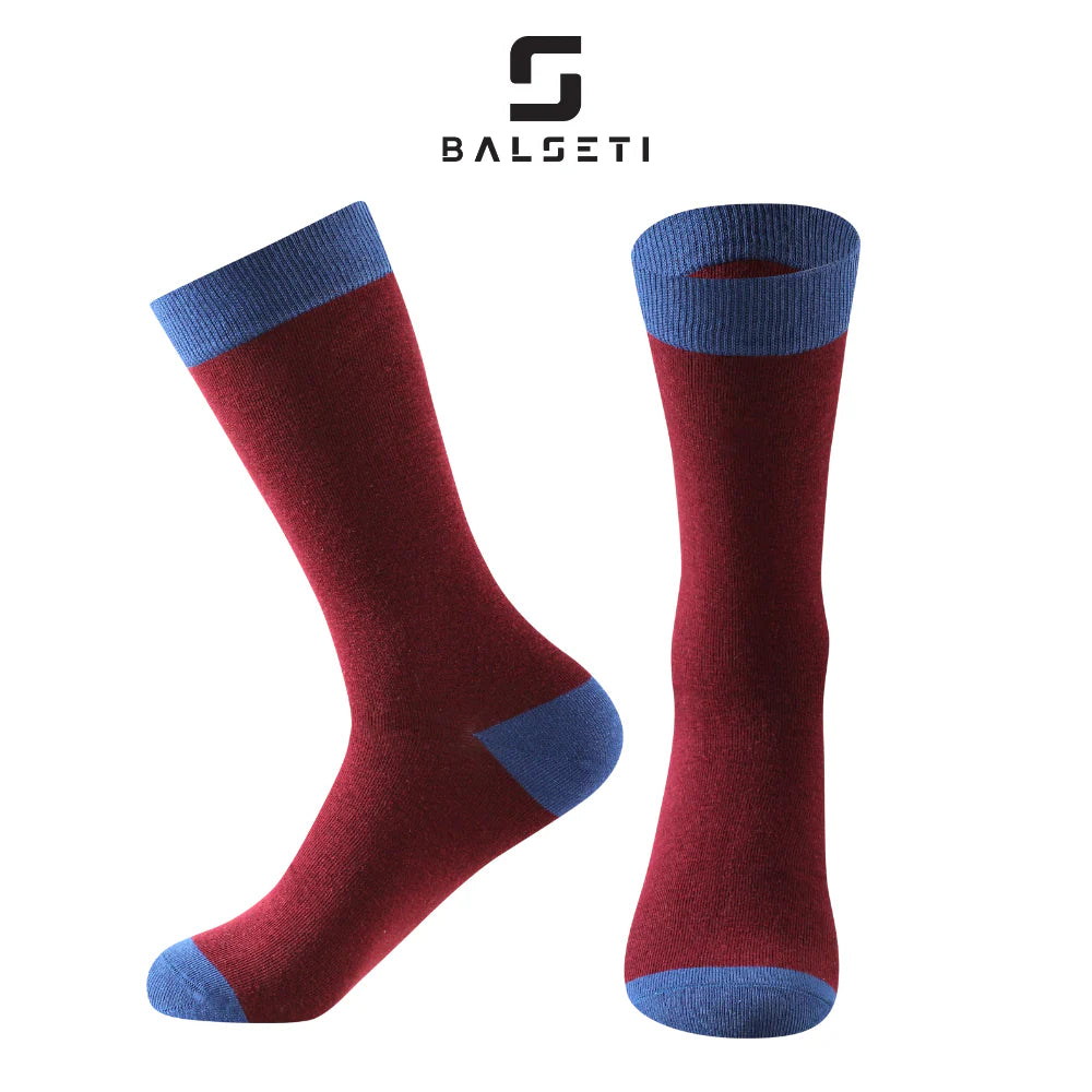 Calcetines media caña formales y básicos de rayas y rombos