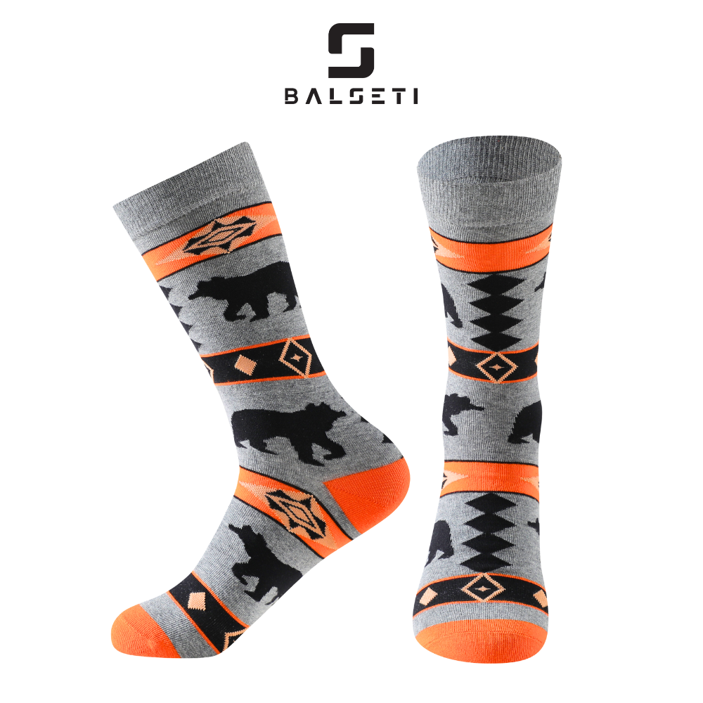 Calcetines caña media, modelo "Tribe". Talla 35-47. Pack surtido 6/u.