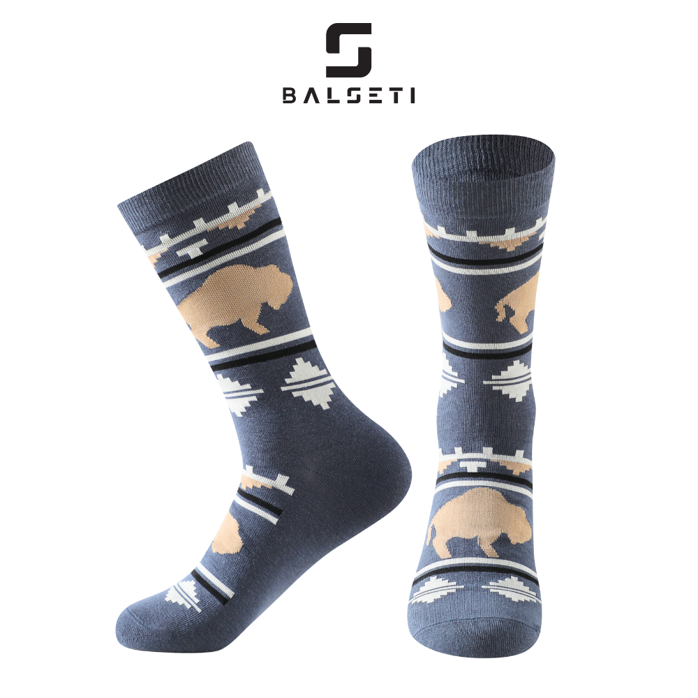 Calcetines caña media, modelo "Tribe". Talla 35-47. Pack surtido 6/u.