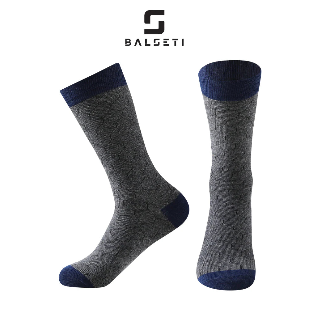 Calcetines media caña formales y básicos de rayas