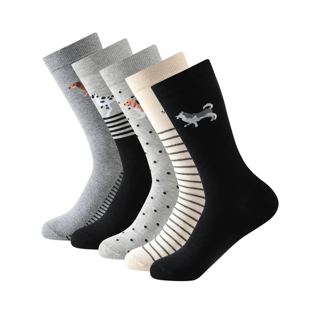 Calcetines de perritos multicolor