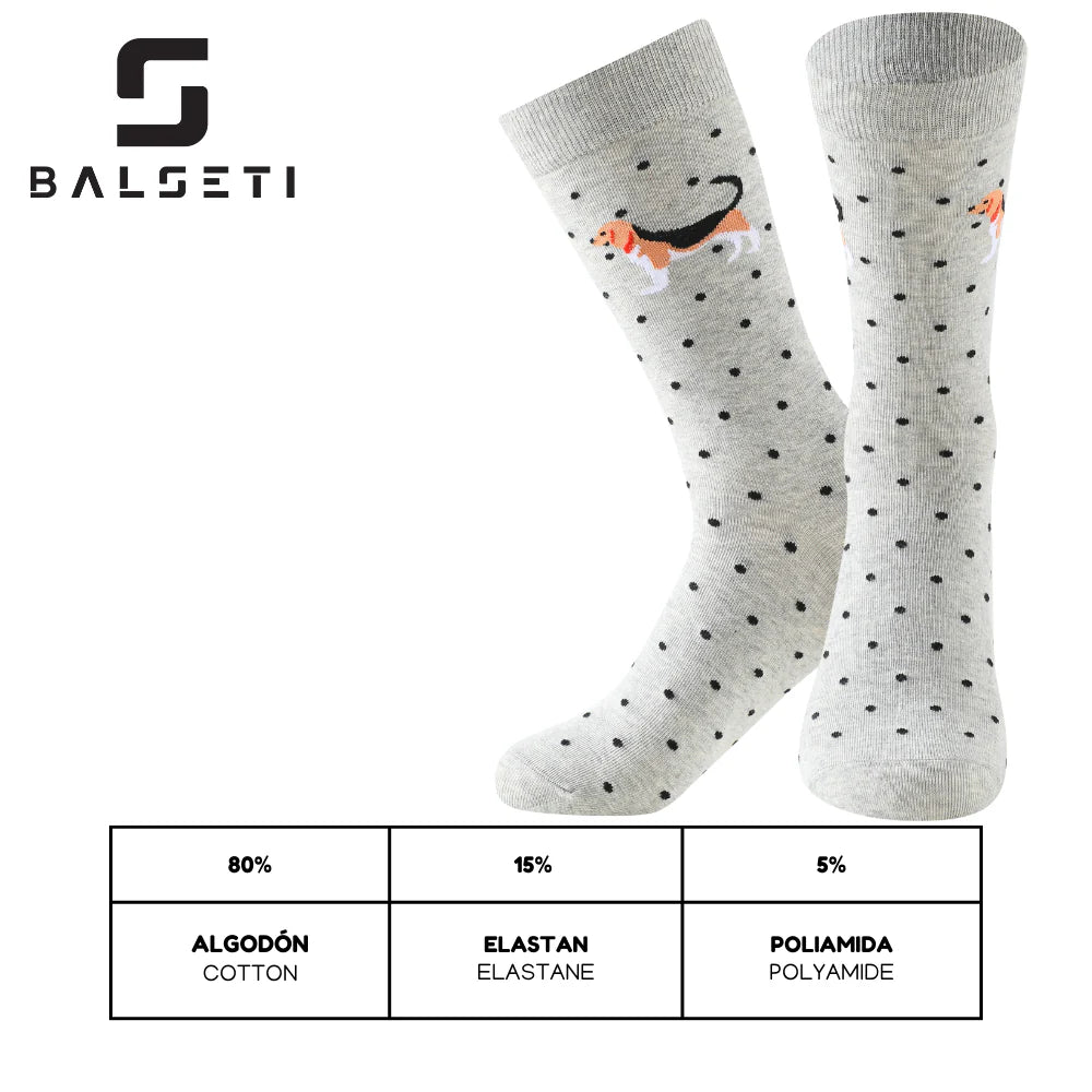 Calcetines de perritos multicolor