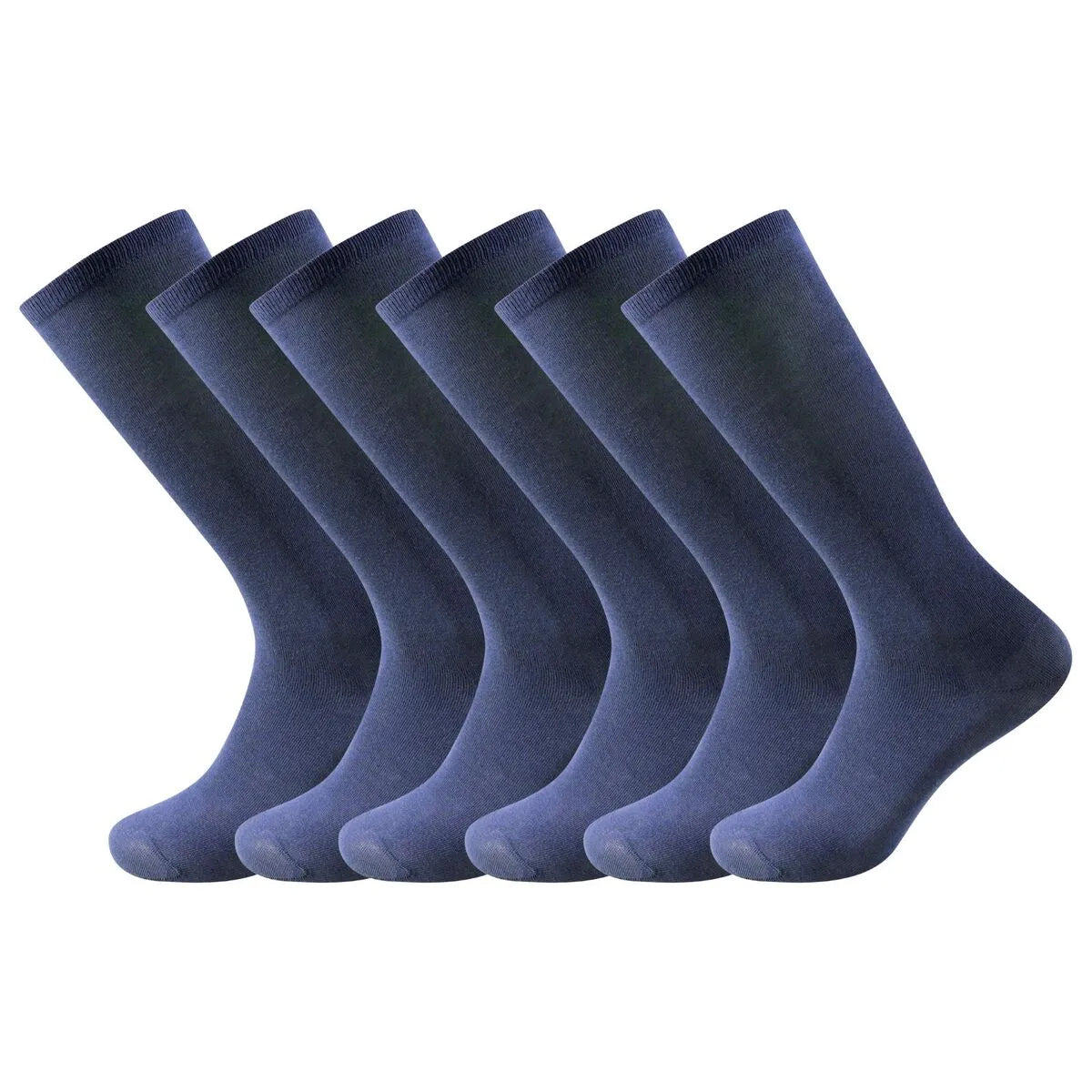 Calcetines caña alta para uniforme escolar y negocios