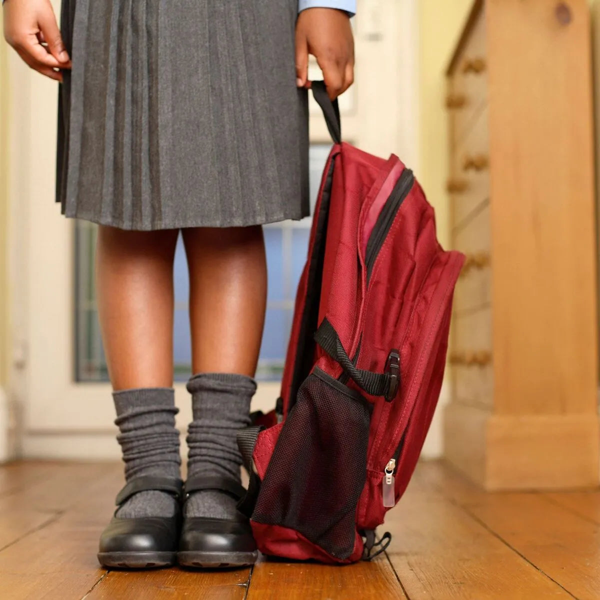 Calcetines caña alta para uniforme escolar y negocios
