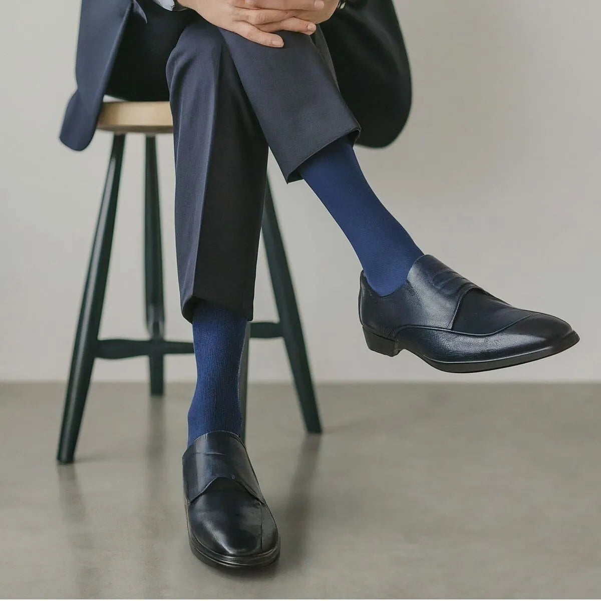 Calcetines caña alta para uniforme escolar y negocios