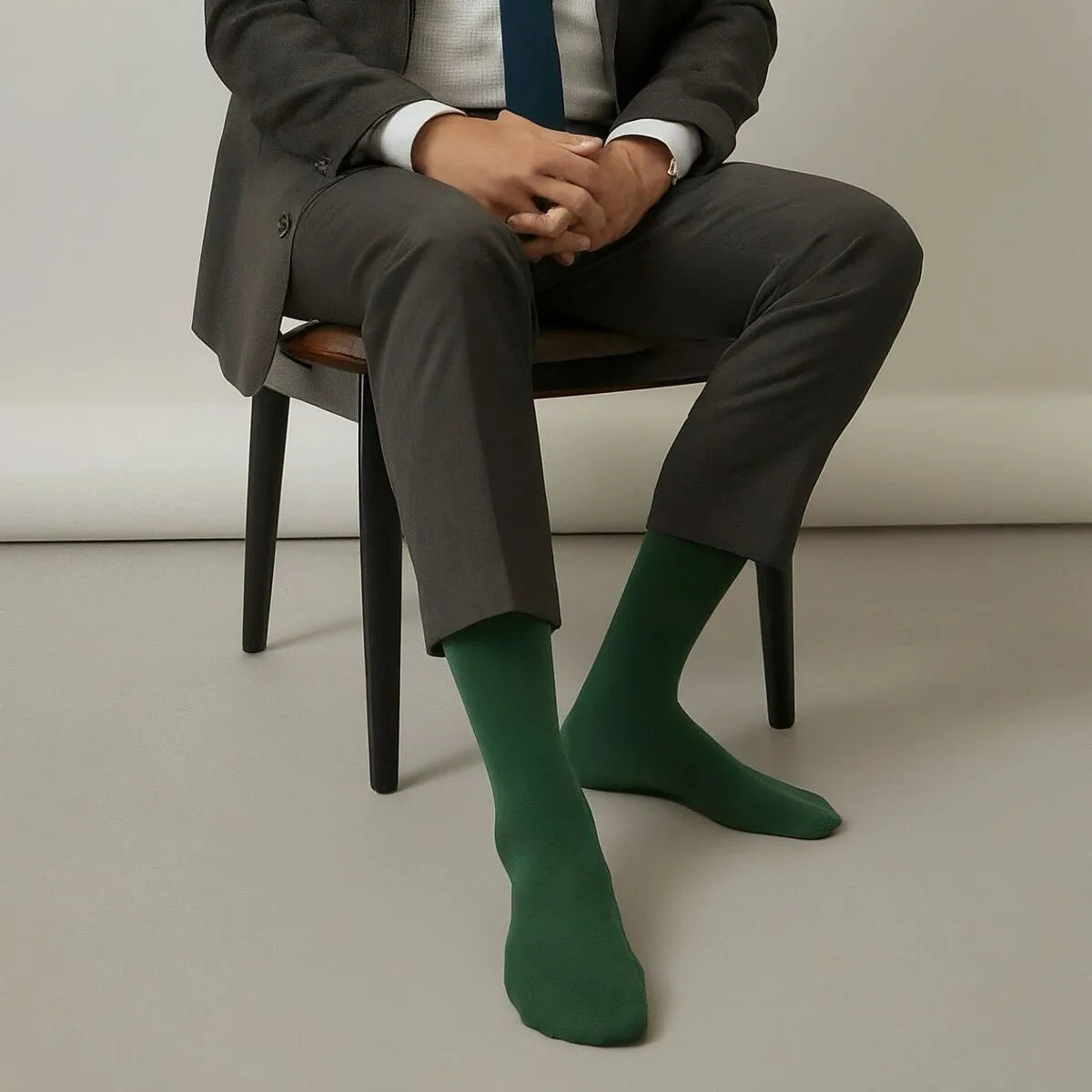 Calcetines caña alta para uniforme escolar y negocios