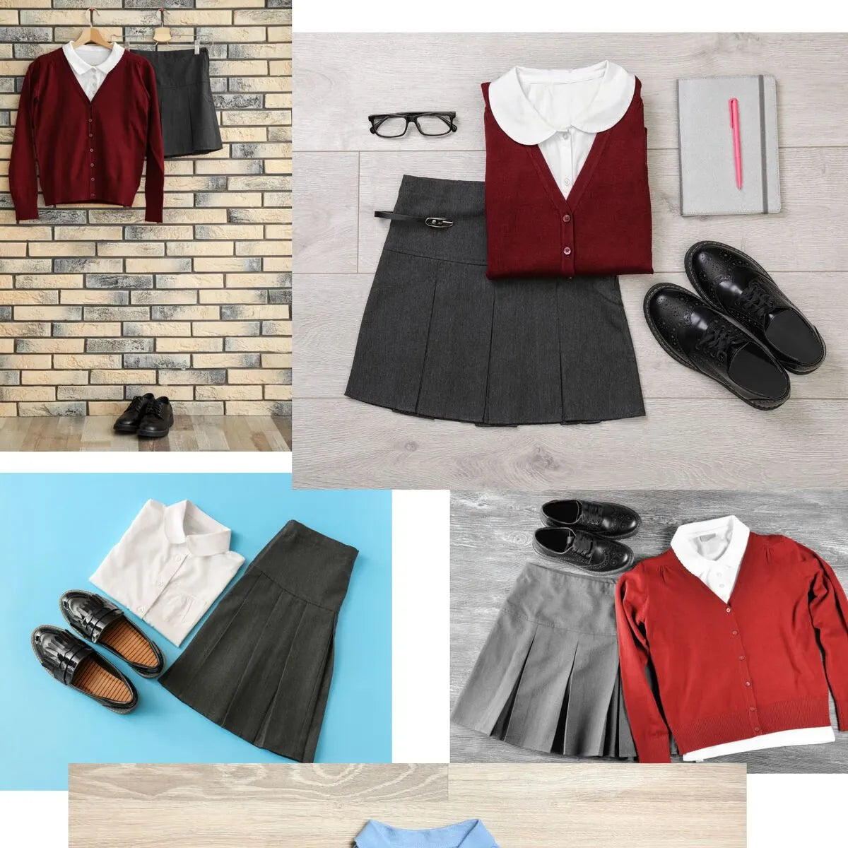 Calcetines caña alta para uniforme escolar y negocios