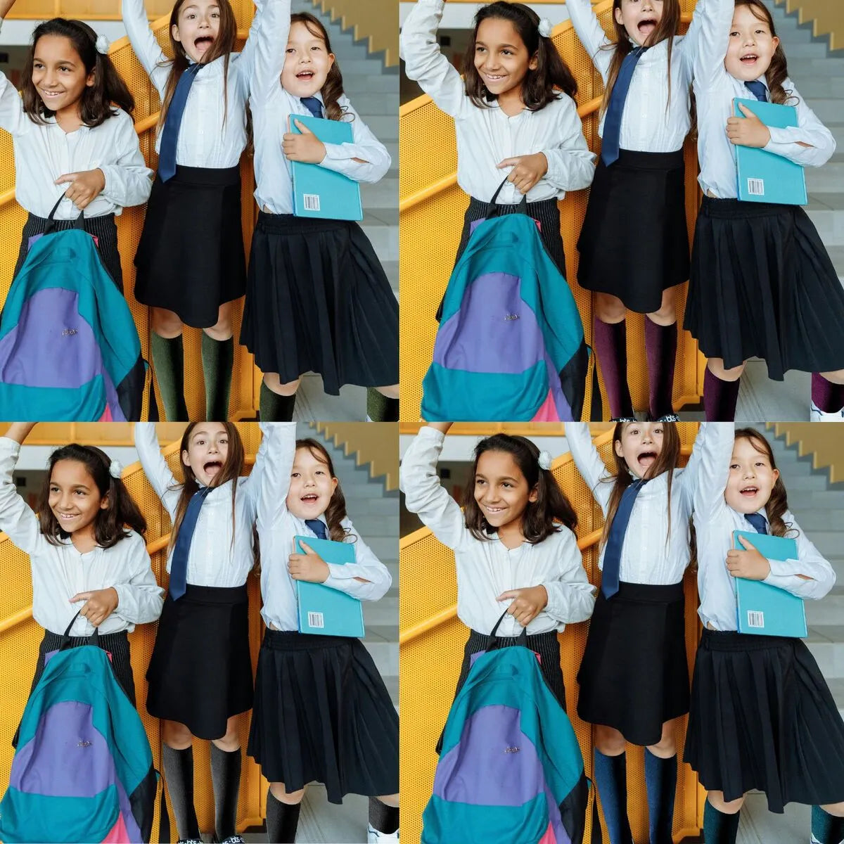 Calcetines caña alta para uniforme escolar y negocios