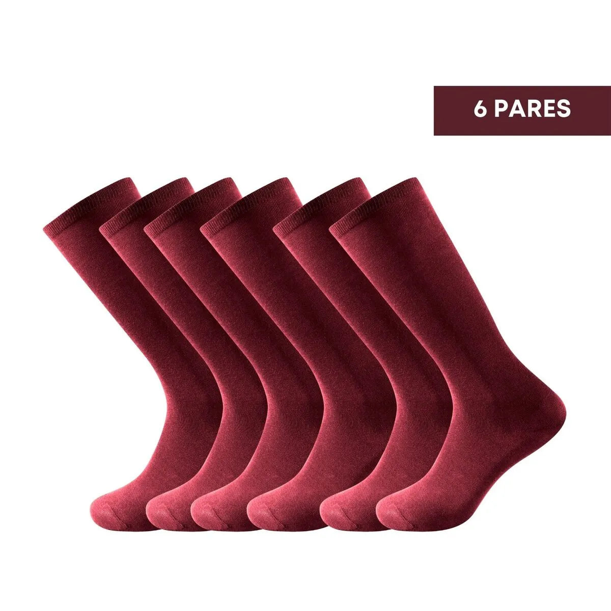 Calcetines caña alta para uniforme escolar y negocios