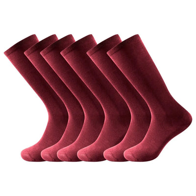 Calcetines caña alta para uniforme escolar y negocios