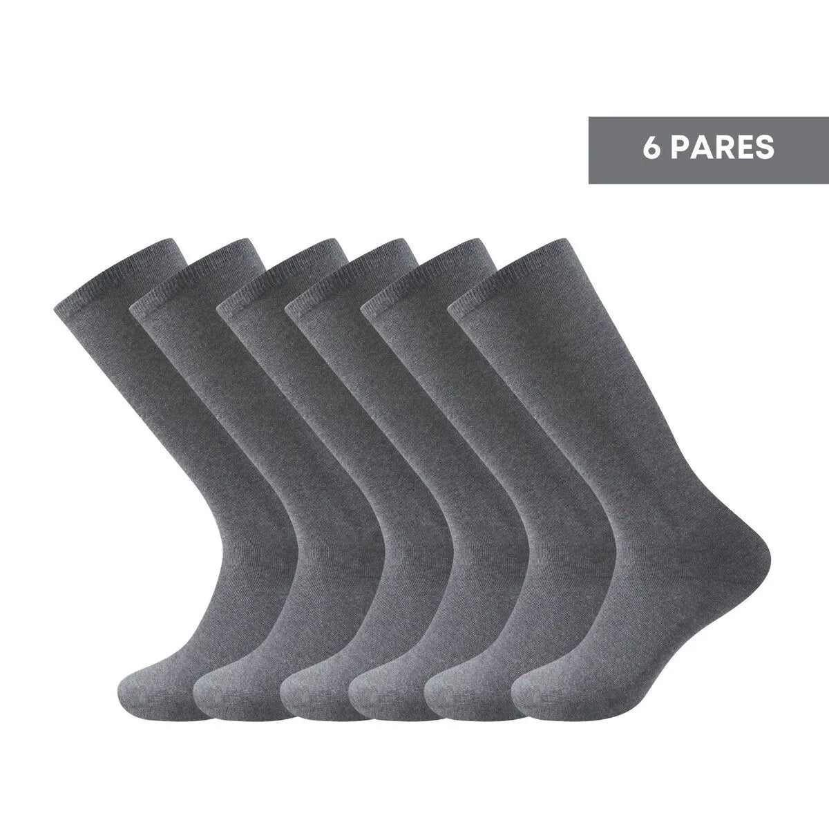 Calcetines caña alta para uniforme escolar y negocios