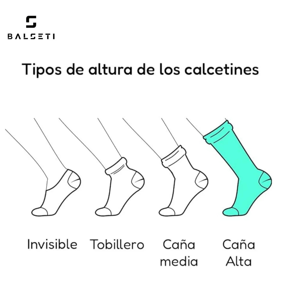 Calcetines caña alta para uniforme escolar y negocios