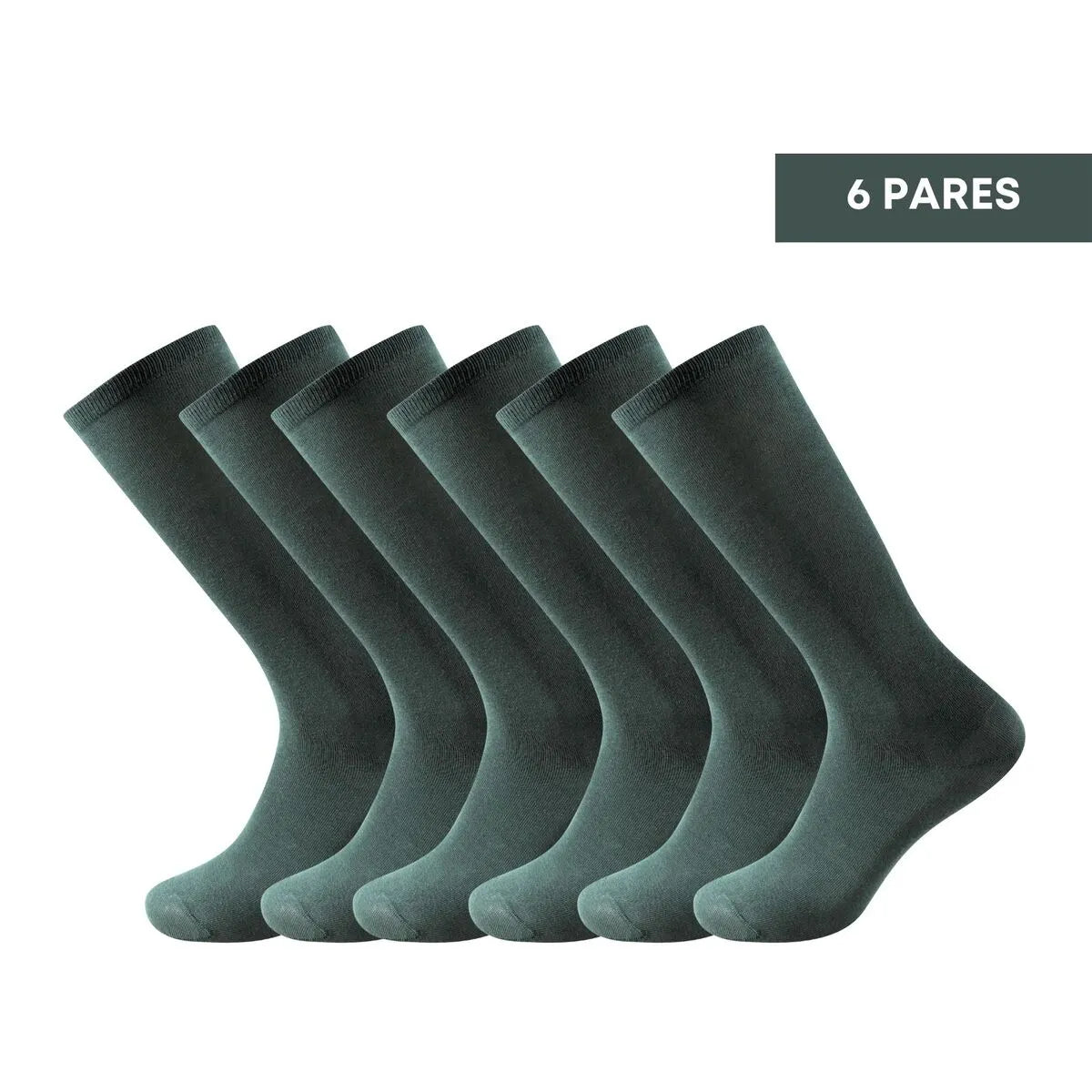 Calcetines caña alta para uniforme escolar y negocios