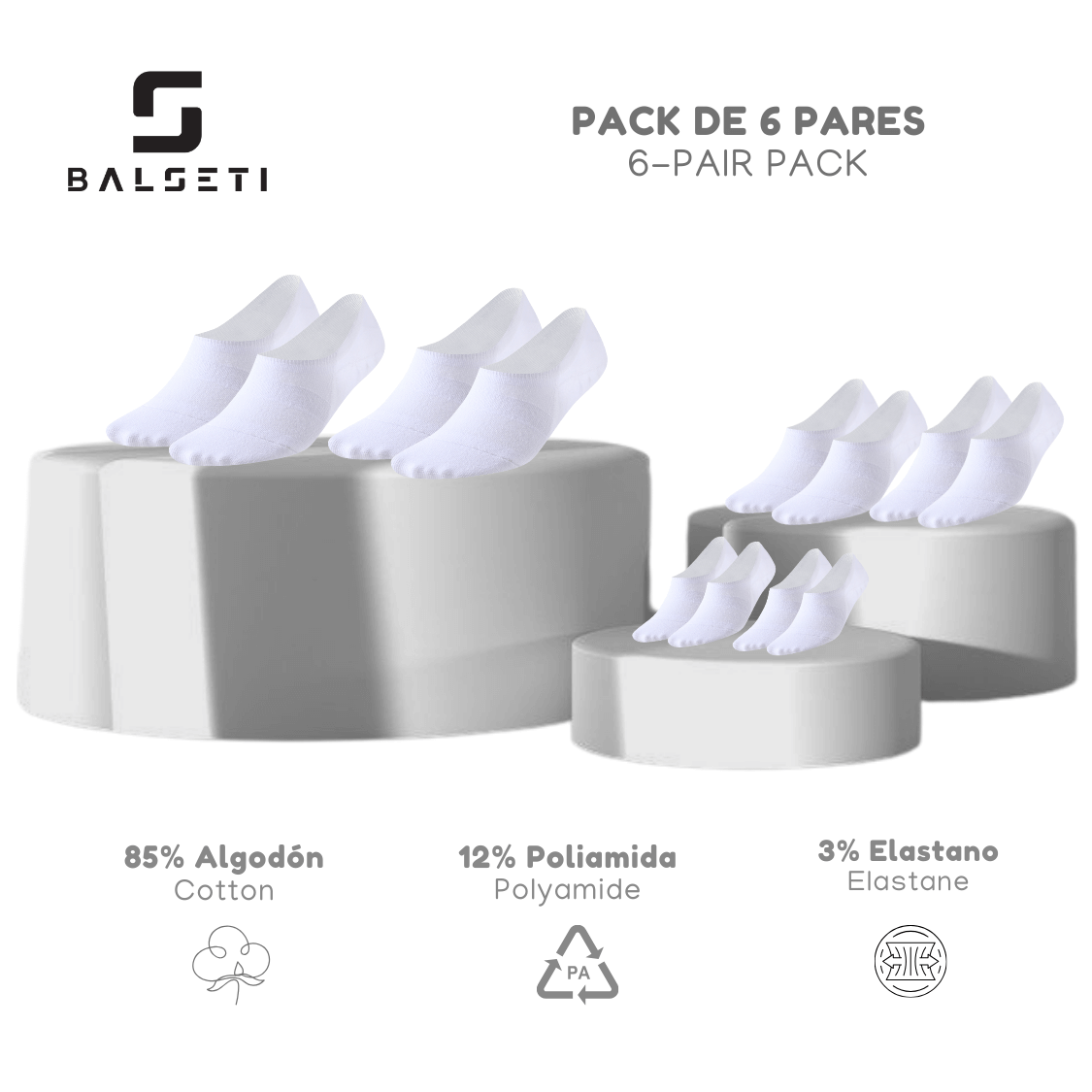 calcetines invisibles