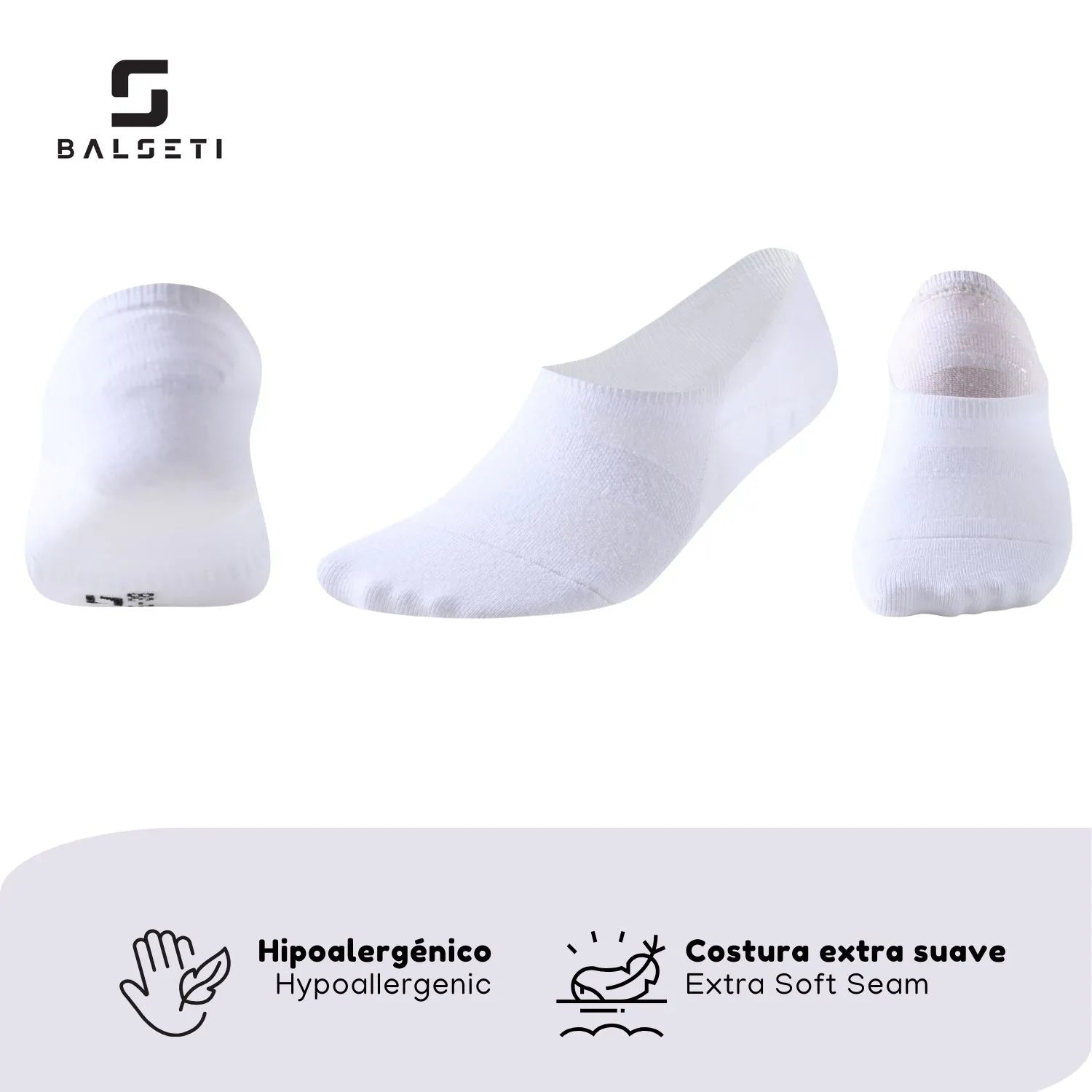 Calcetines invisibles o pinkies en varios colores