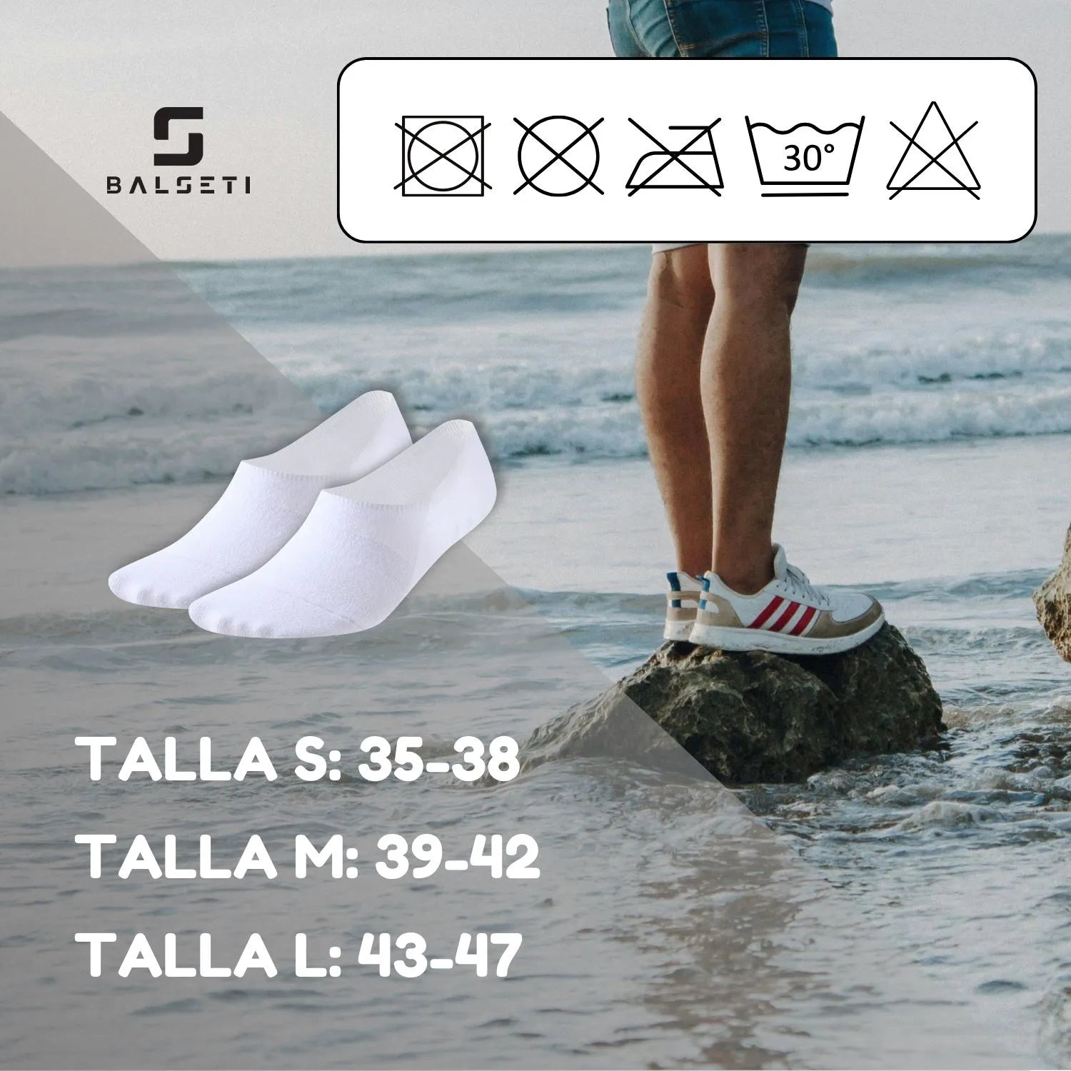 Calcetines invisibles o pinkies en varios colores