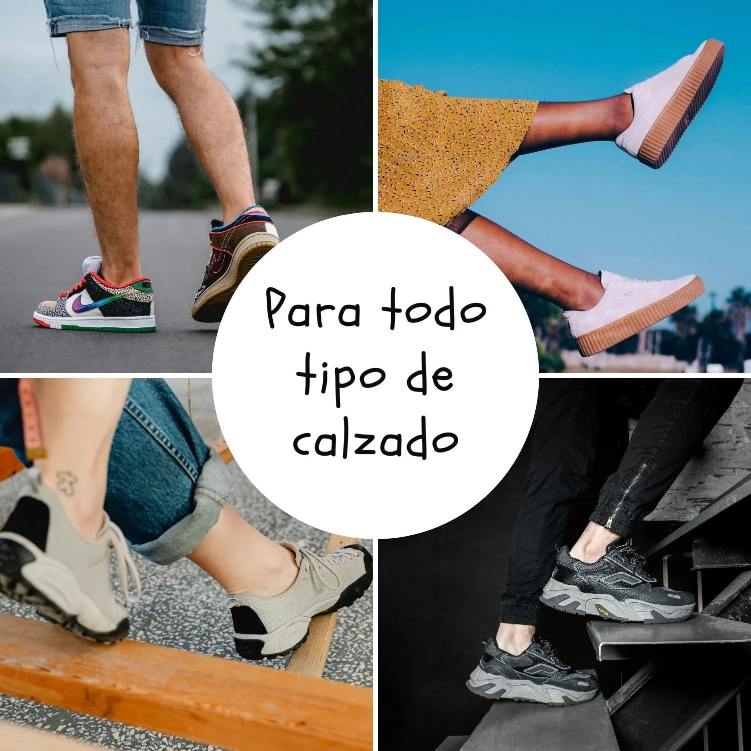 Calcetines invisibles o pinkies en varios colores