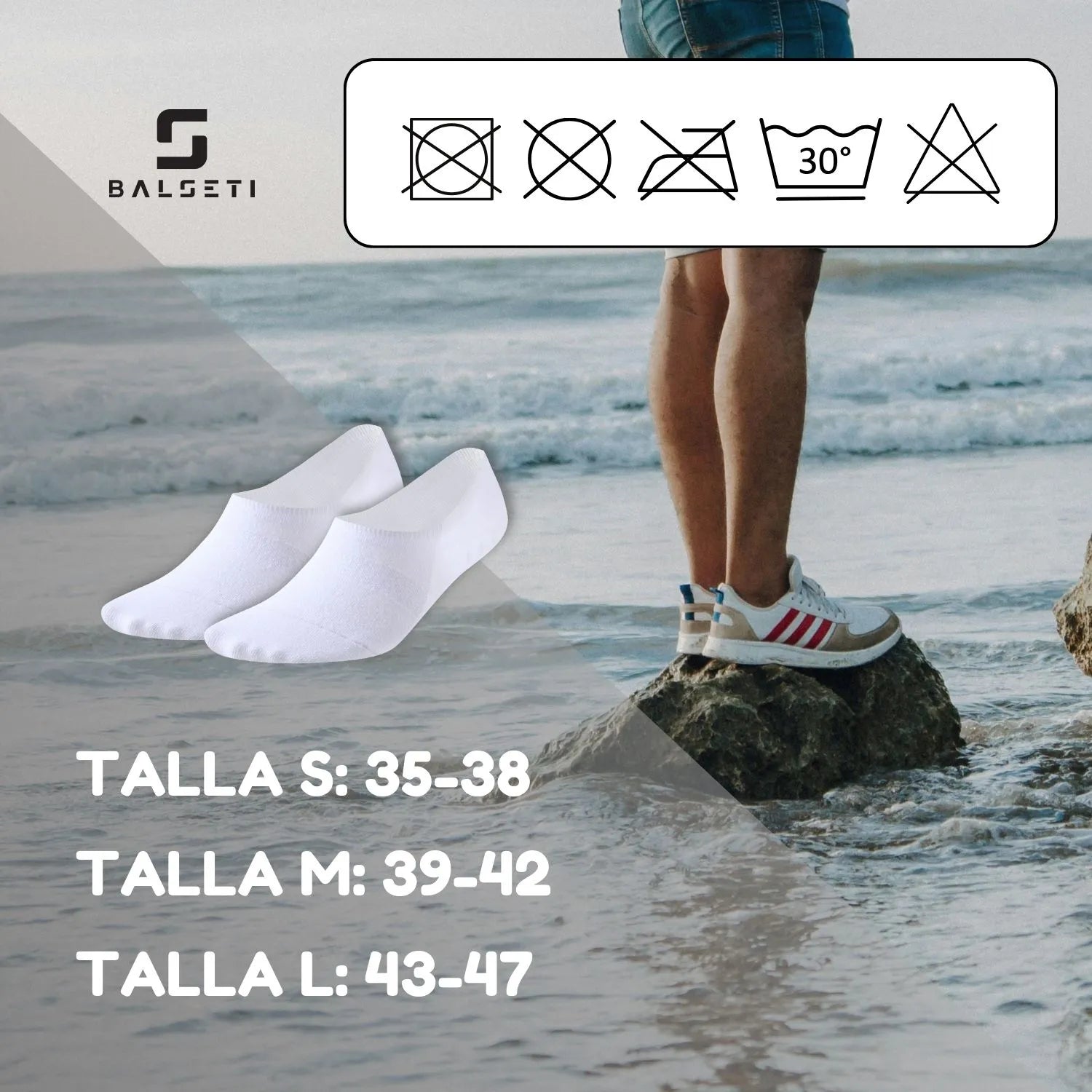 Calcetines invisibles o pinkies en varios colores