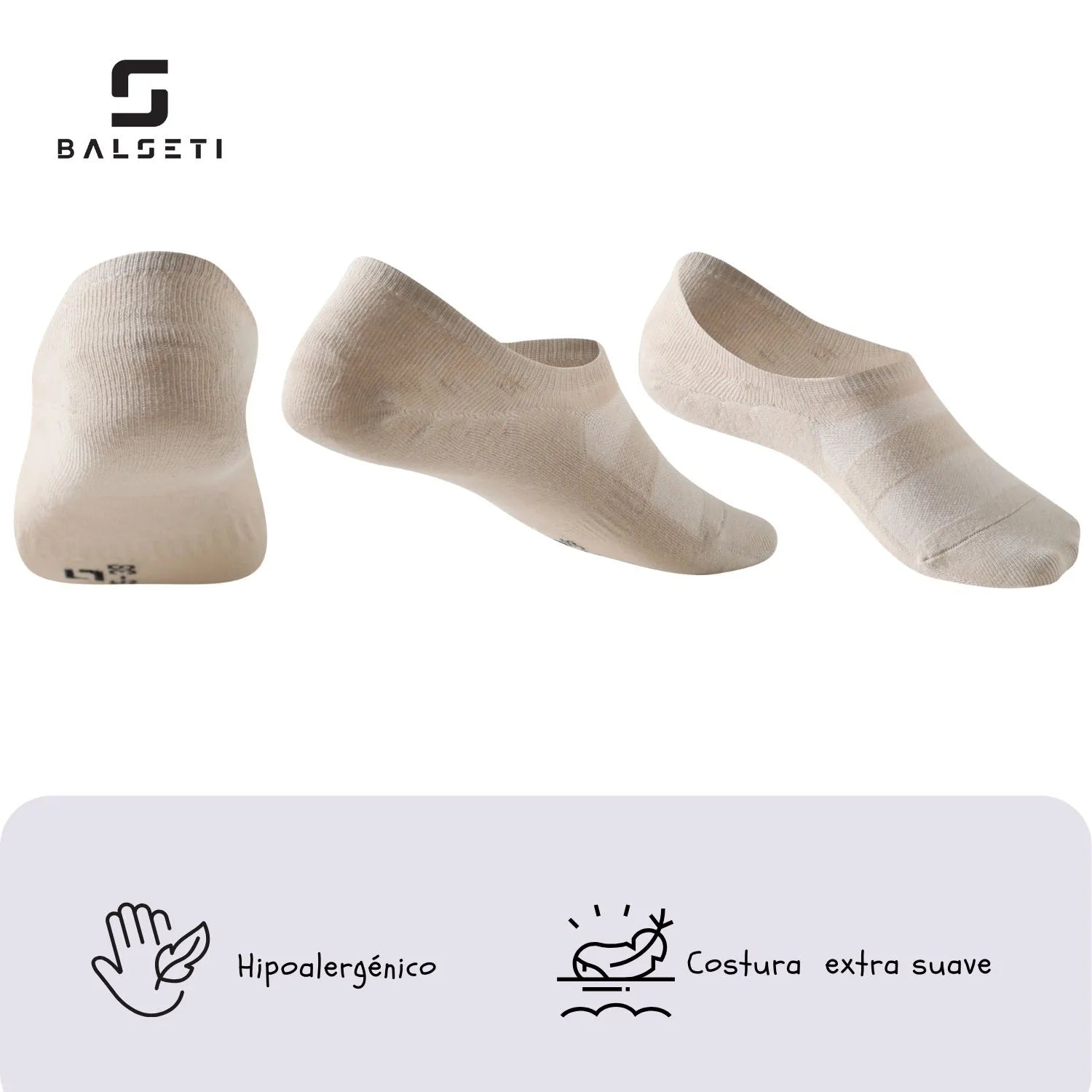 Calcetines invisibles o pinkies en varios colores