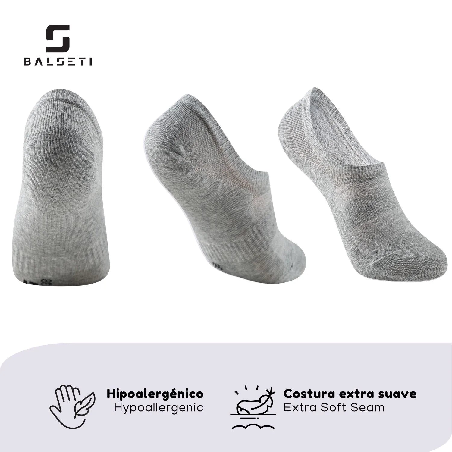 Calcetines invisibles o pinkies en varios colores