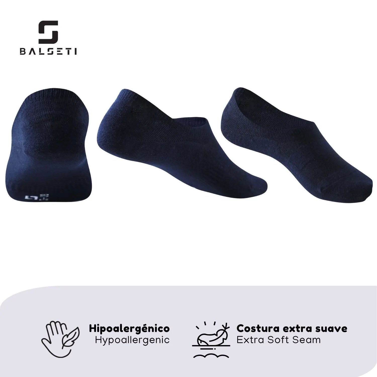 Calcetines invisibles o pinkies en varios colores