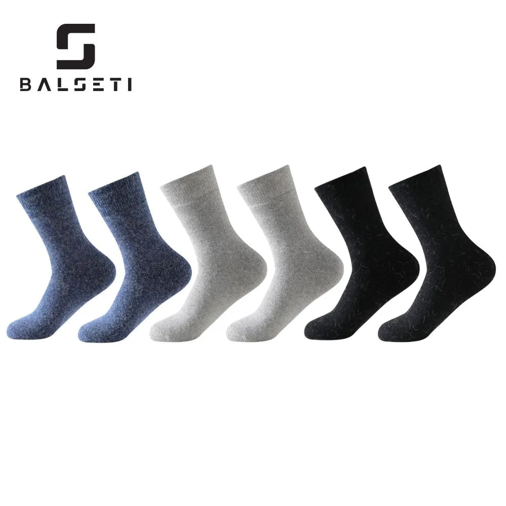 Calcetines de lana para invierno lisos